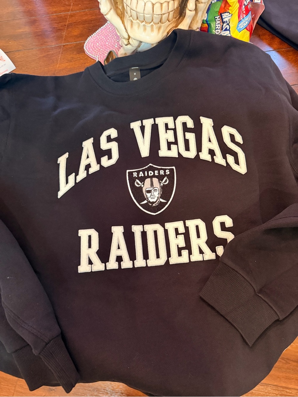 lululemon athletica Black Las Vegas Raiders Crewneck Sweatshirt steady state